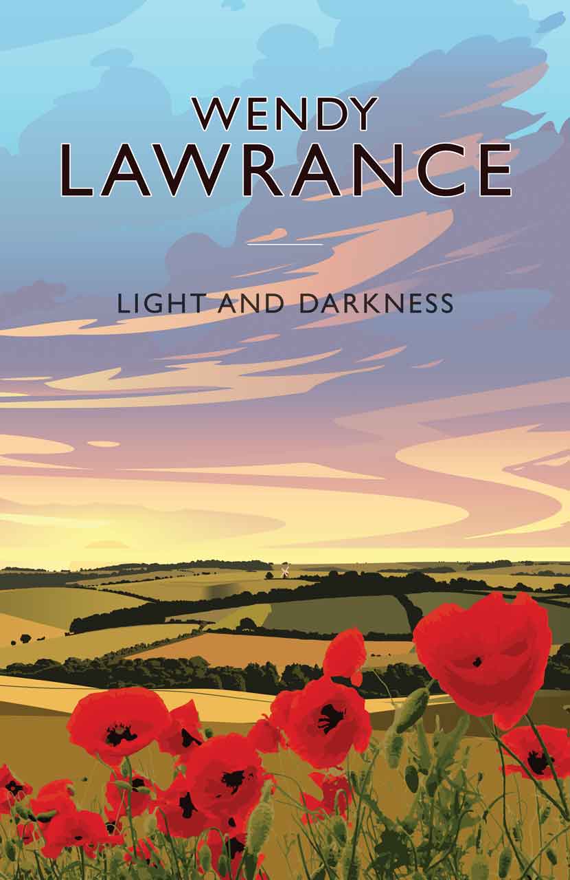 New front cover graphic image for Light and Darkness by Wendy Lawrance.