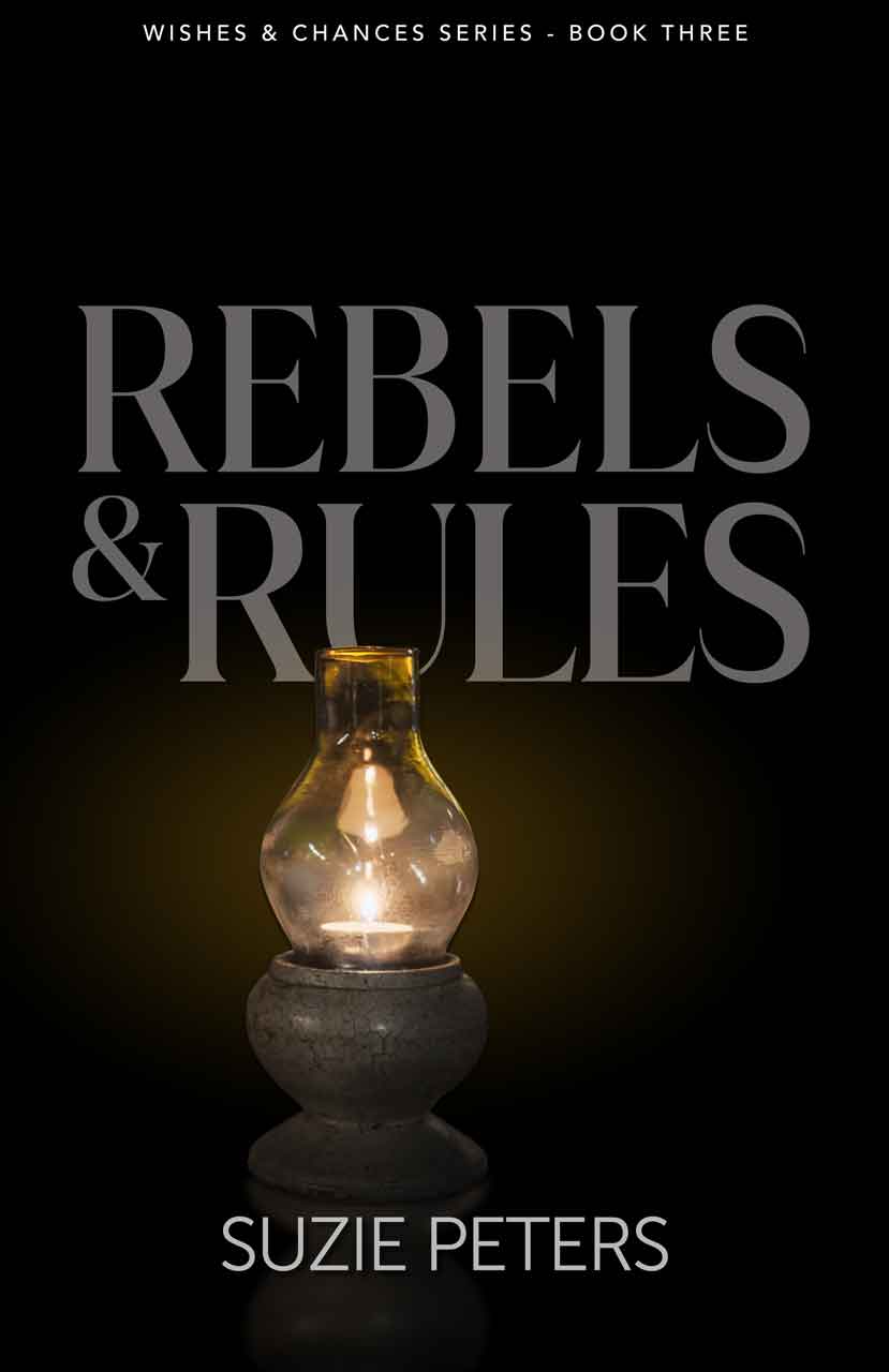 Rebels and Rules, by Suzie Peters, front cover image.